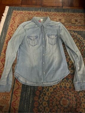 H&M Light Blue Denim Jean Jacket